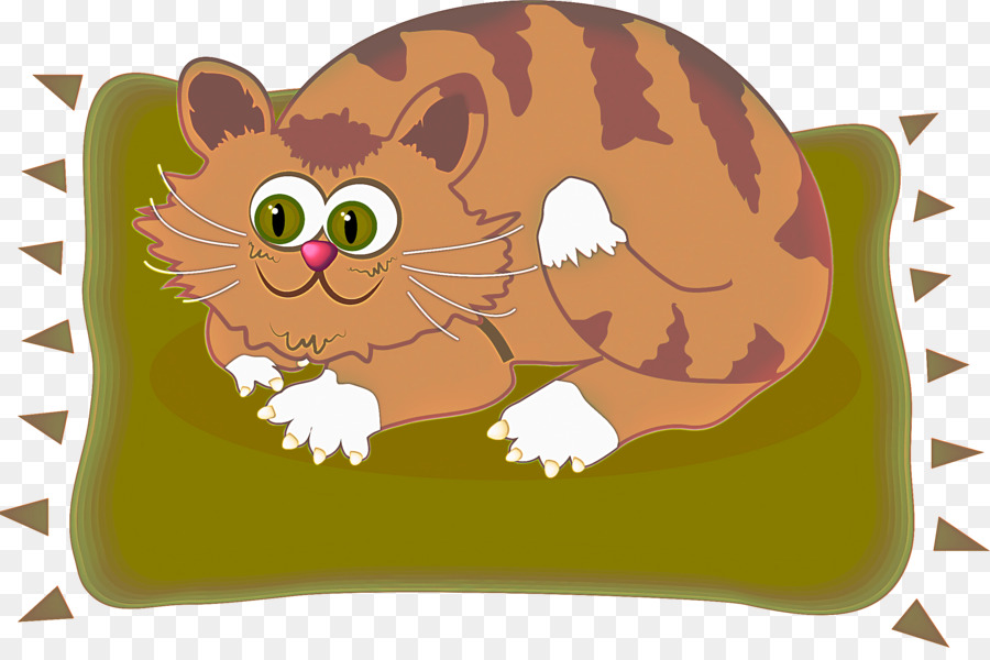 Gato De Desenho Animado，Travesseiro PNG