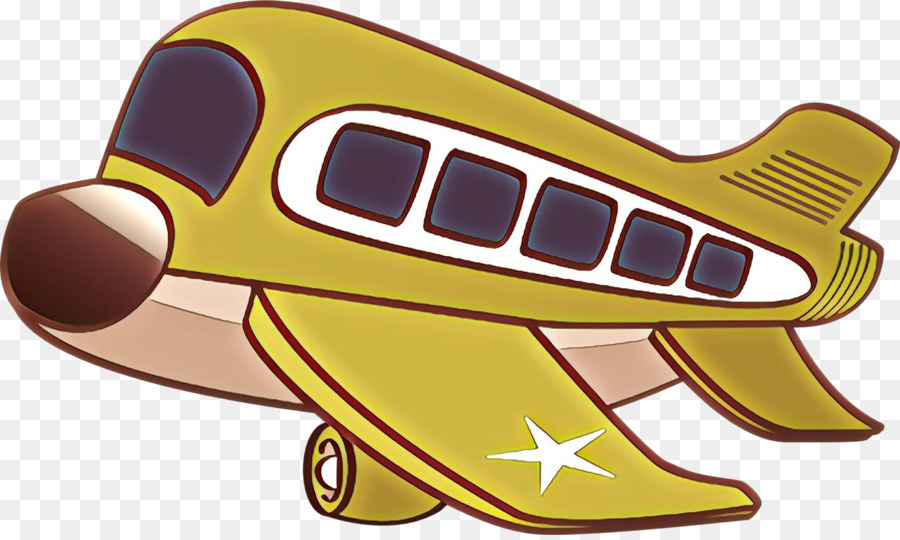 Avião Amarelo，Céu PNG