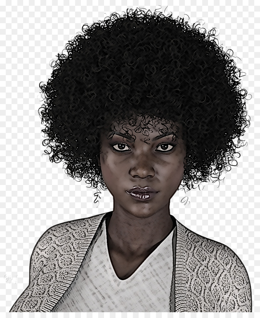 Cabelo，Afro PNG