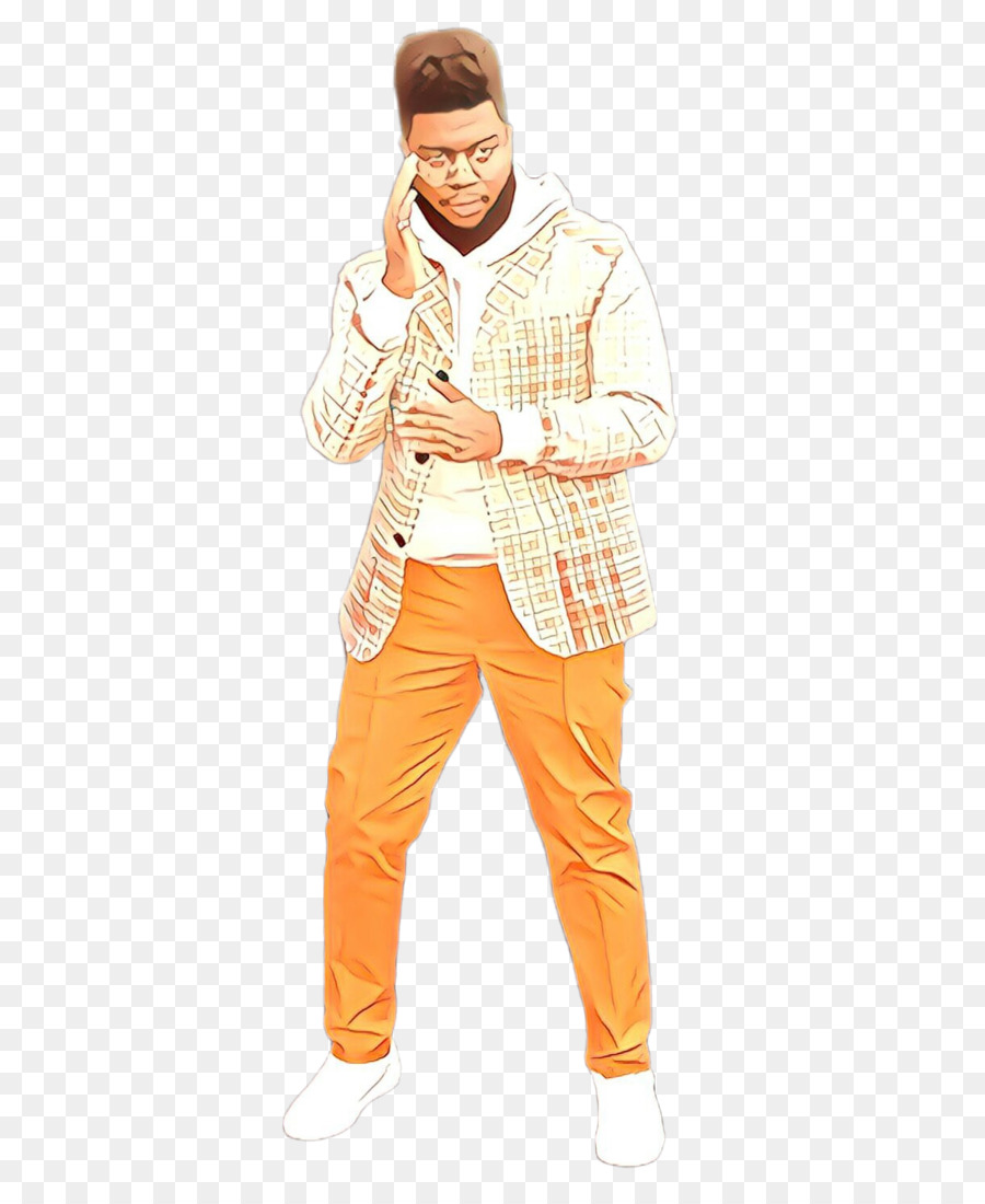 Laranja，Roupas PNG