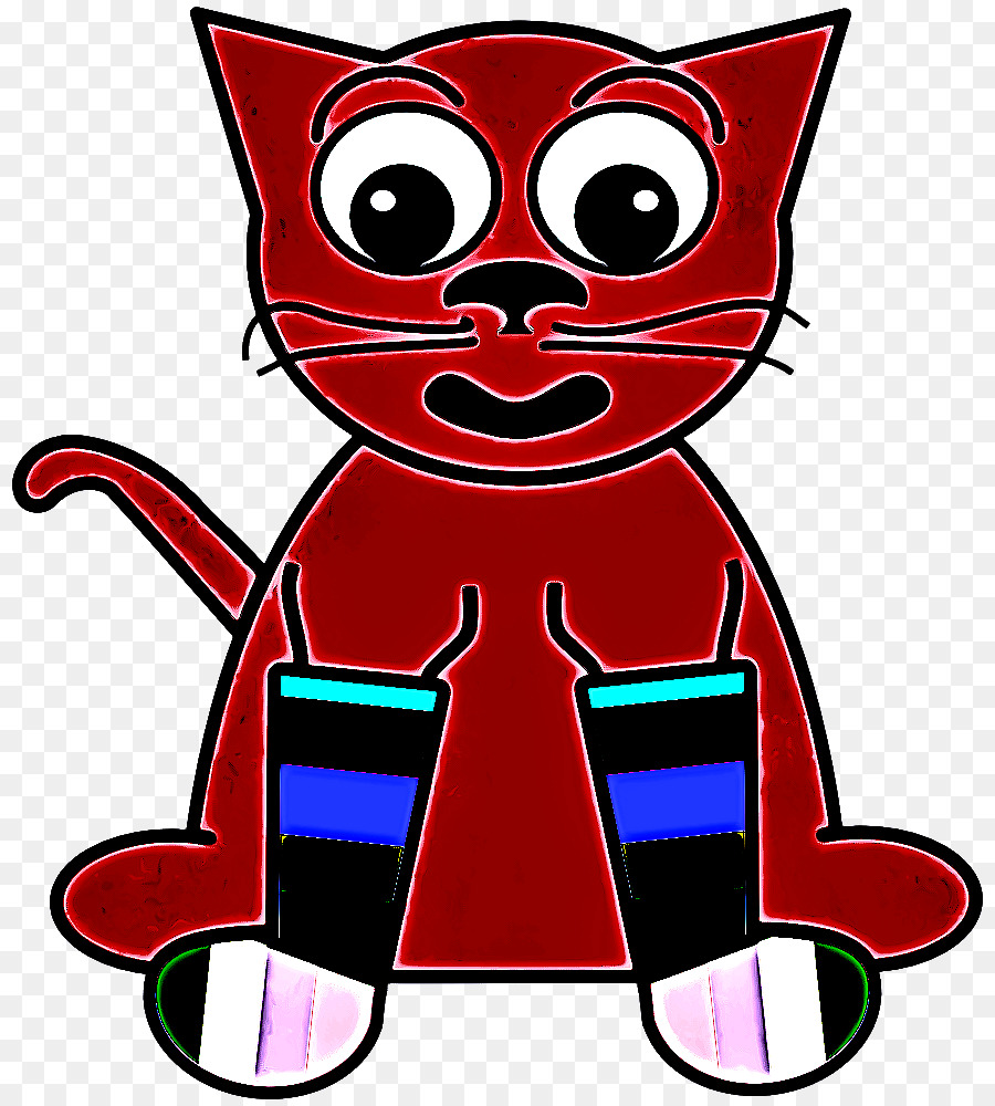 Gato Vermelho，Meias PNG