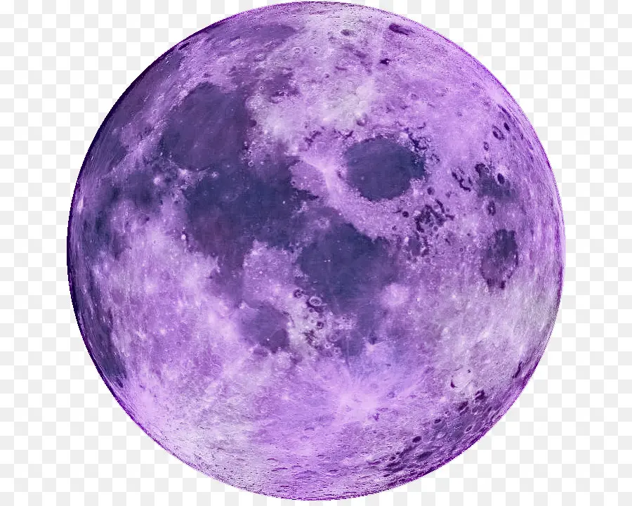 Lua，Roxo PNG