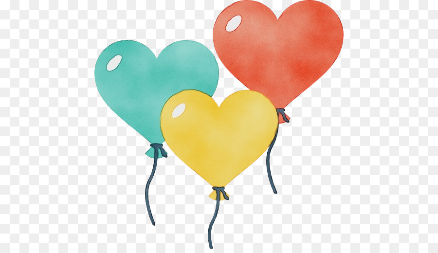 Coração，Balão PNG