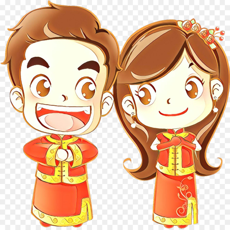 Casal De Desenho Animado，Tradicional PNG