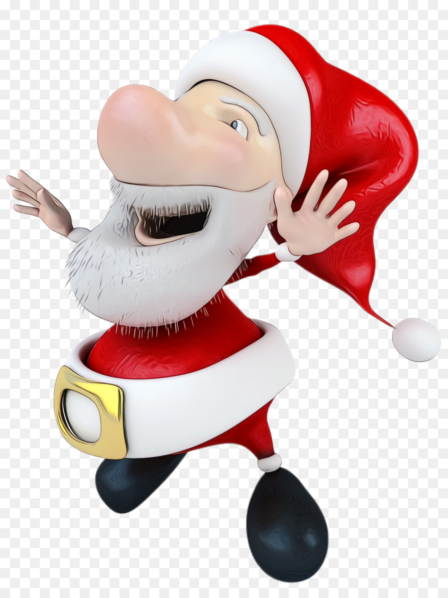 Papai Noel，Terno Vermelho PNG