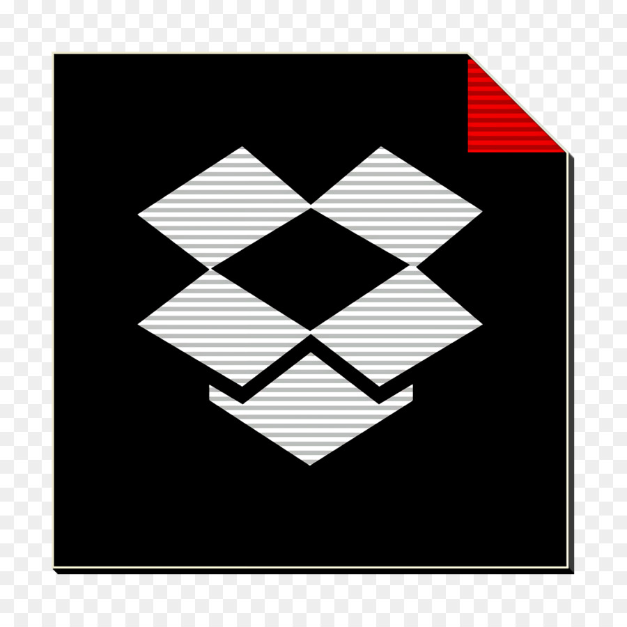 Logotipo Do Dropbox，Fundo Preto PNG