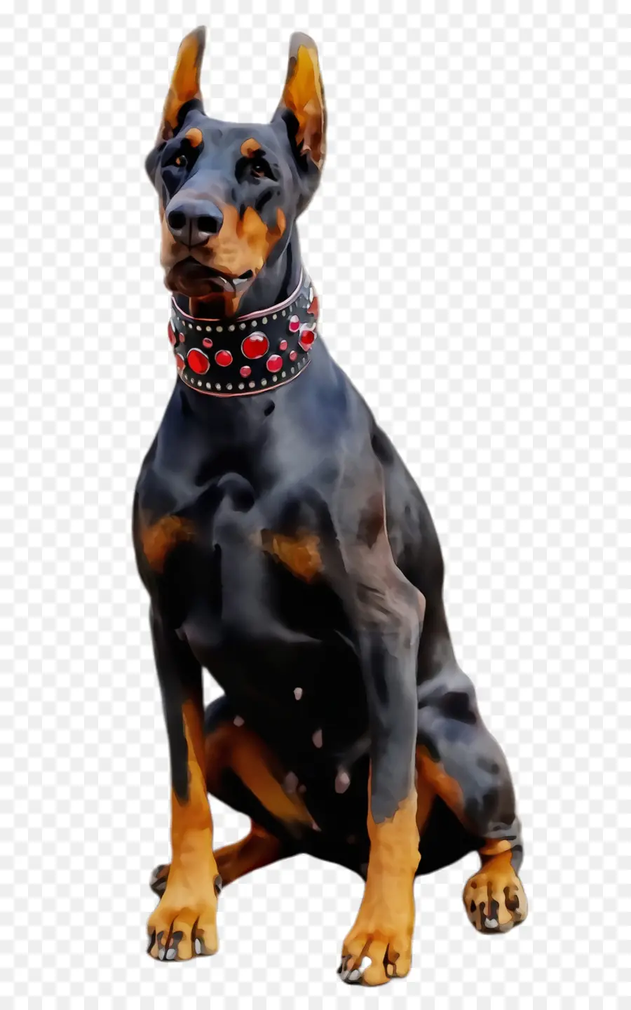 Cachorro，Dobermann PNG