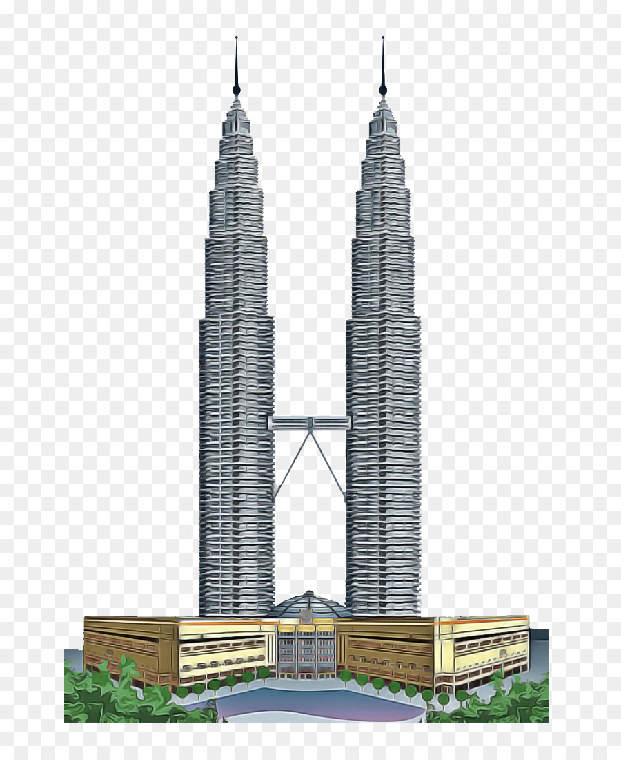 Torres Petronas，Torres Gêmeas PNG