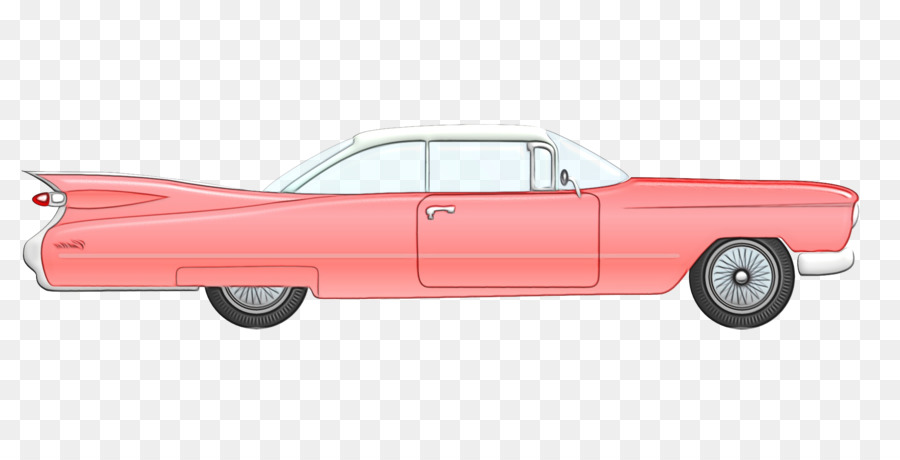 Carro Rosa，Carro Clássico PNG