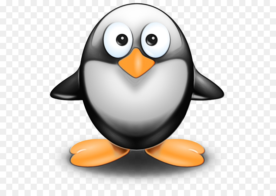 Pinguim，Azul PNG