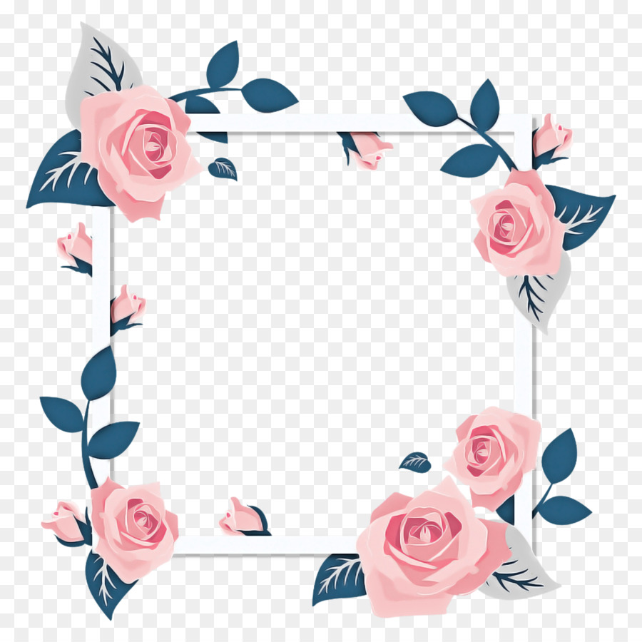 Moldura Floral，Rosas PNG