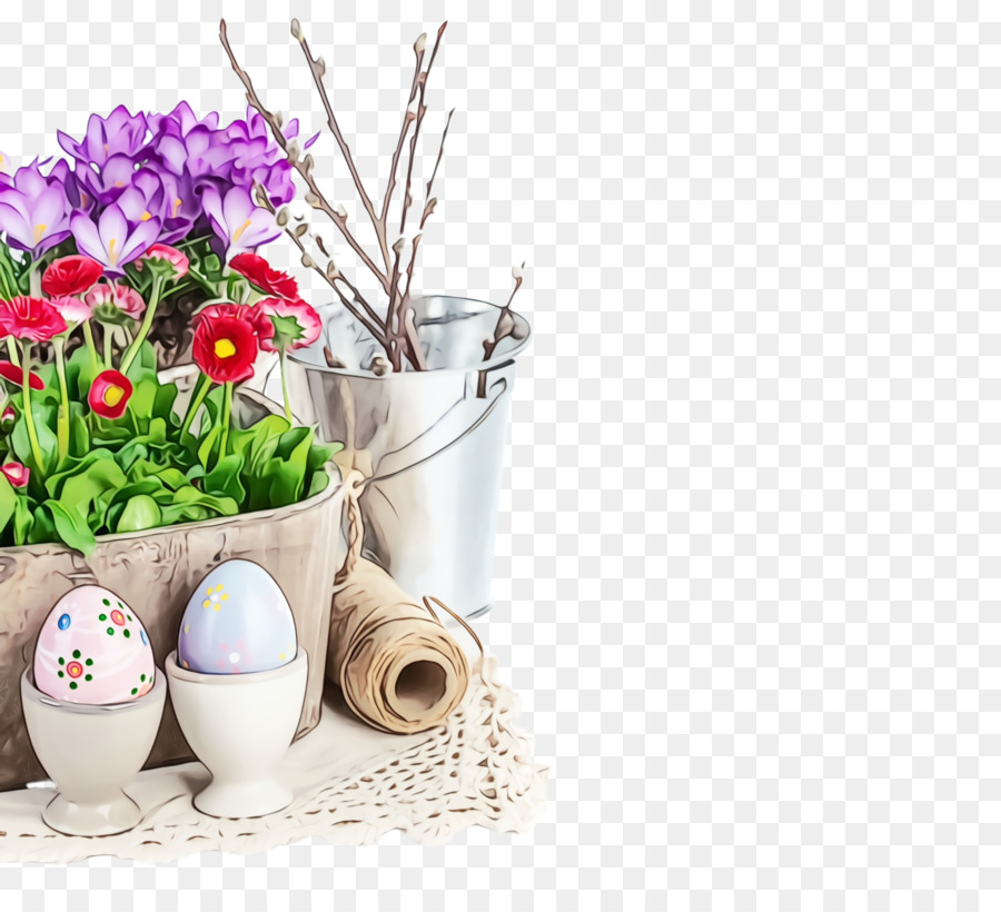 Flowerpot，Flor PNG