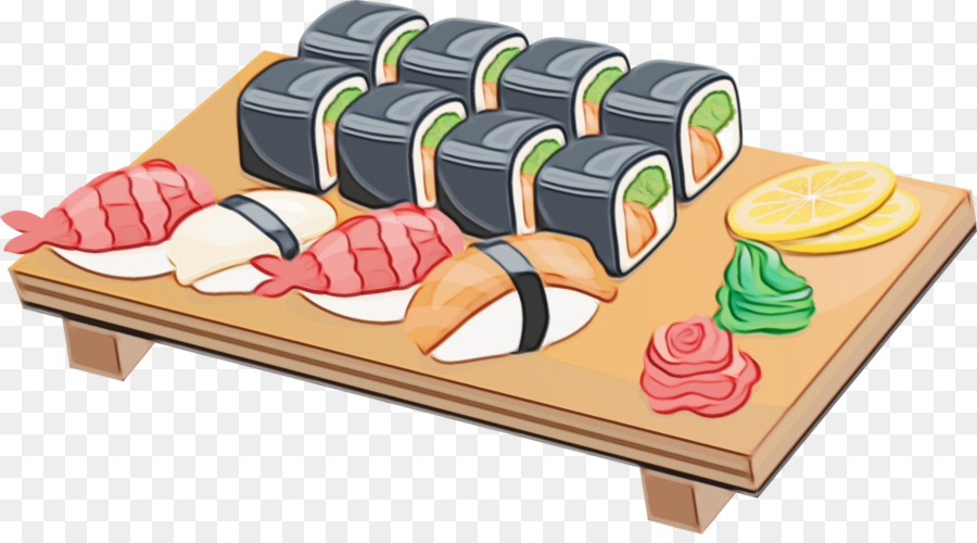 Rolinhos De Sushi，Placa PNG