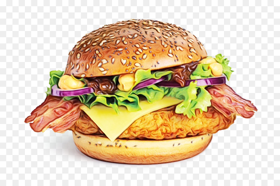 Hamburger，Comida PNG