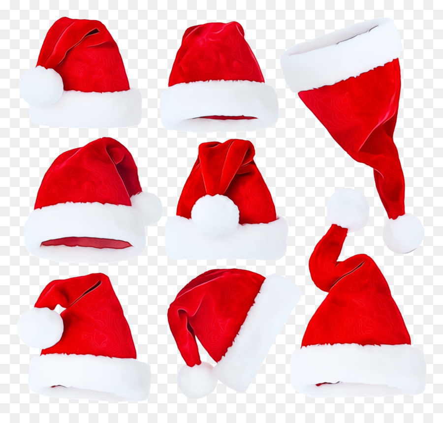 Vermelho，Papai Noel PNG