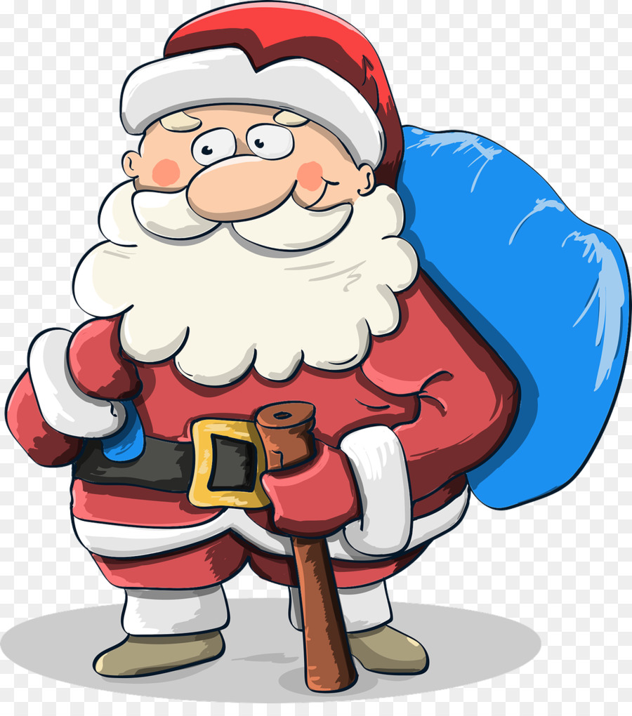 Desenho Animado，Papai Noel PNG