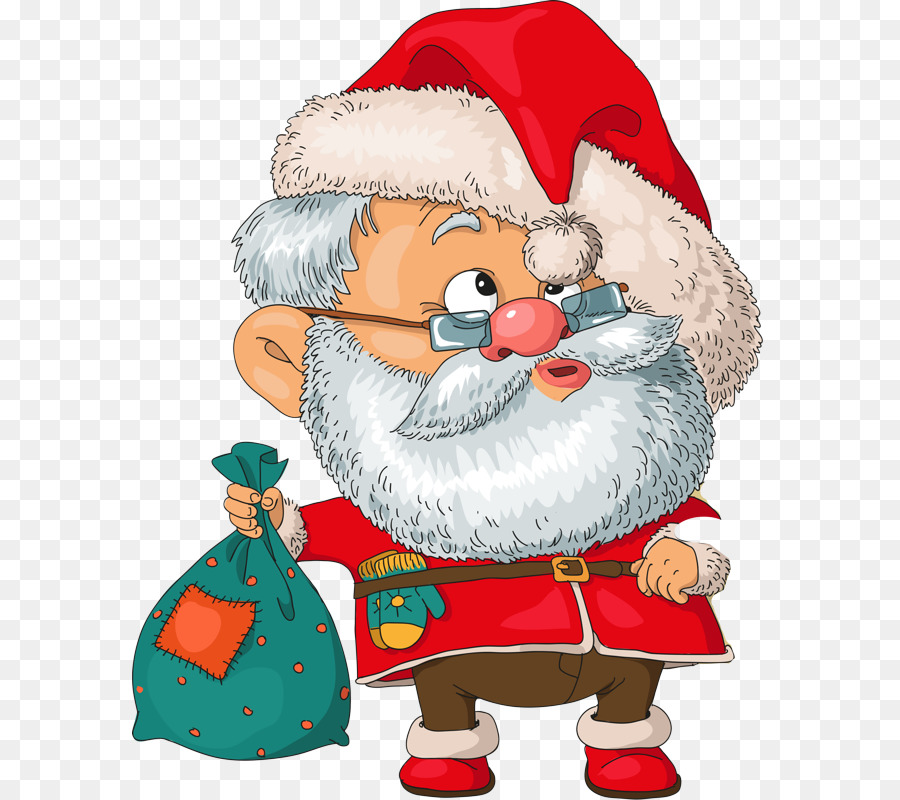 Desenho Animado，Papai Noel PNG