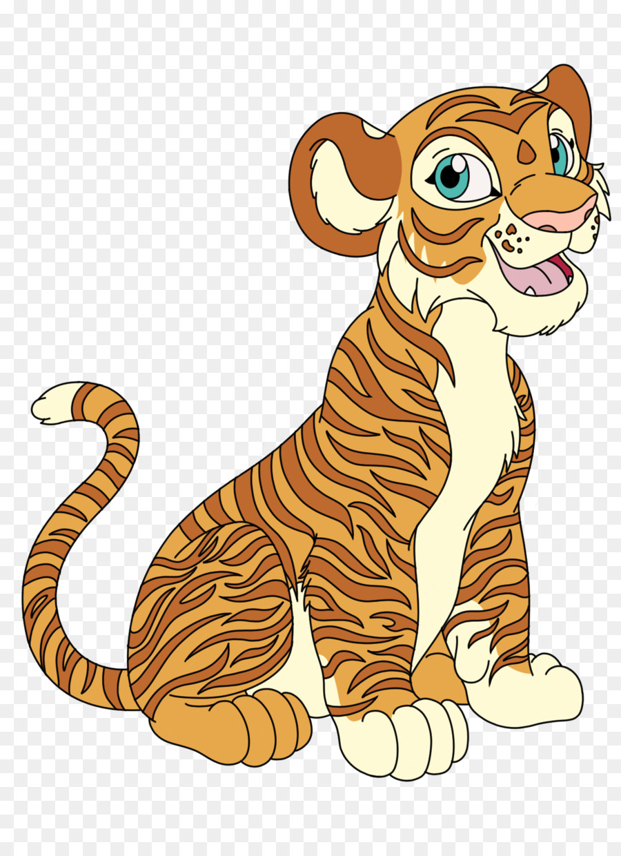 Tigre De Desenho Animado，Bonitinho PNG