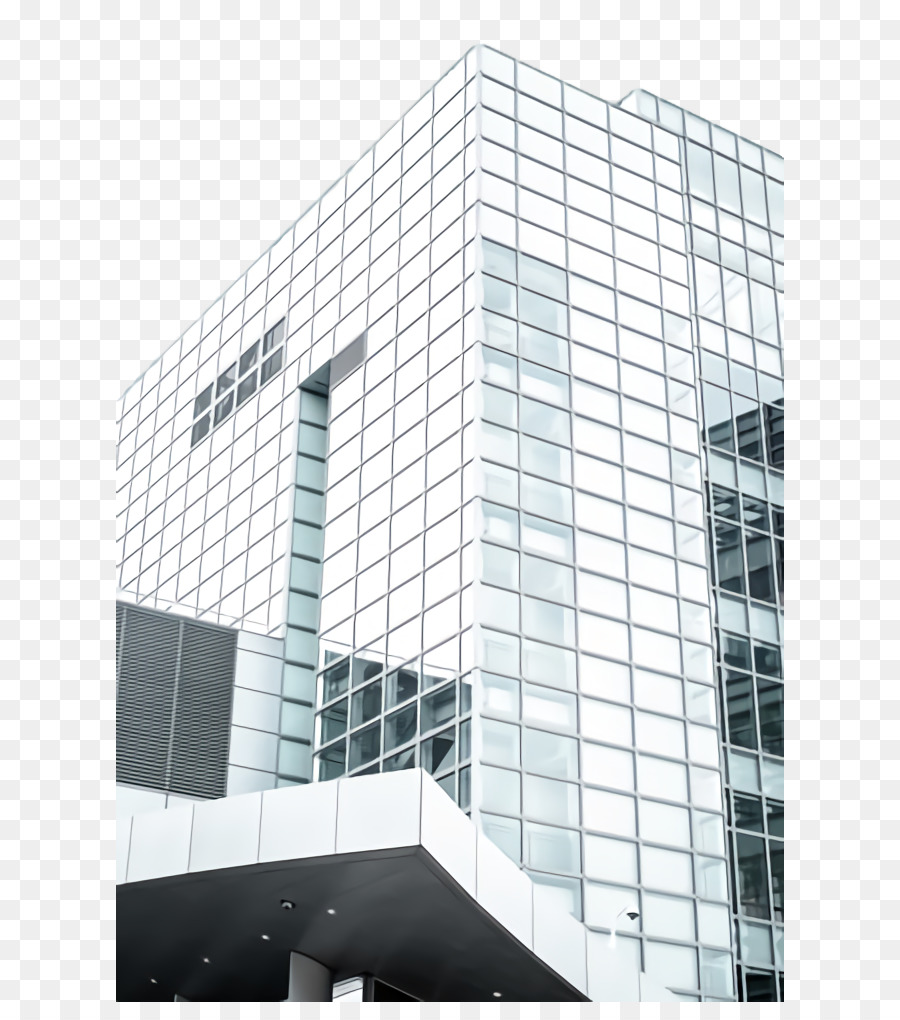 Edifício Moderno，Vidro PNG