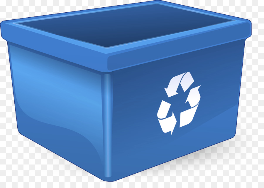 Azul，Recycling Atrás PNG