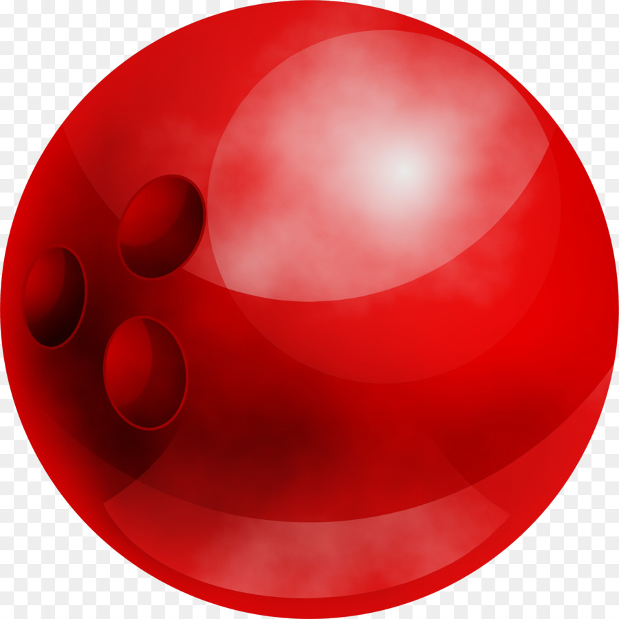 Bola De Boliche，Vermelho PNG