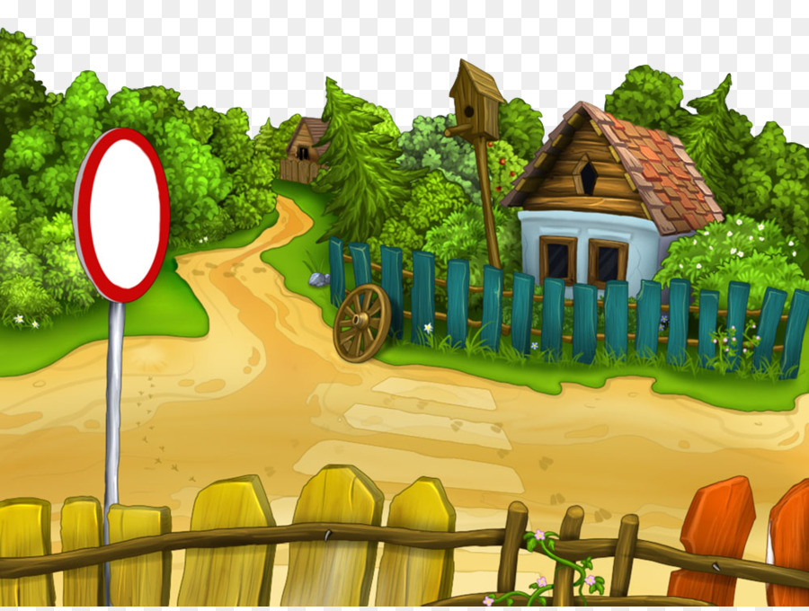 Casa Pequena E Fofa De Doodle，Cerca PNG