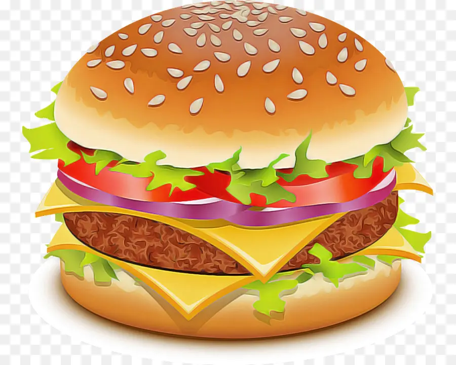 Hamburger，Junk Food PNG