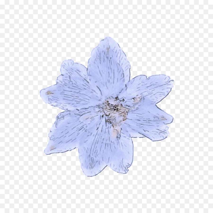 Azul，Pétala PNG