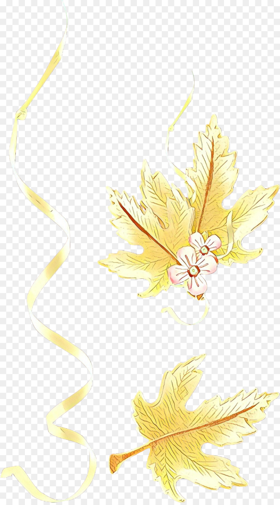 Amarelo，Folha PNG