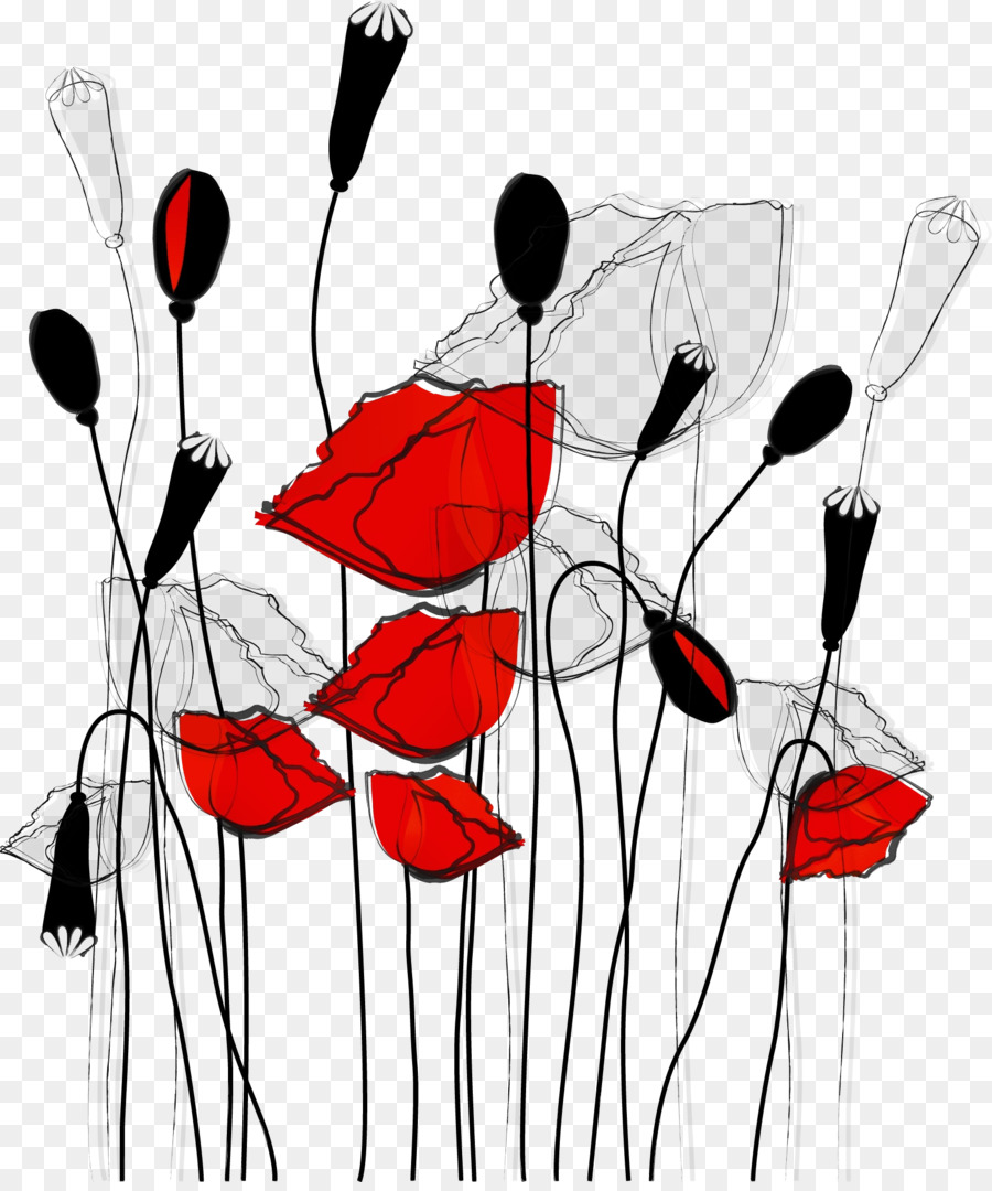 Vermelho，Coquelicot PNG