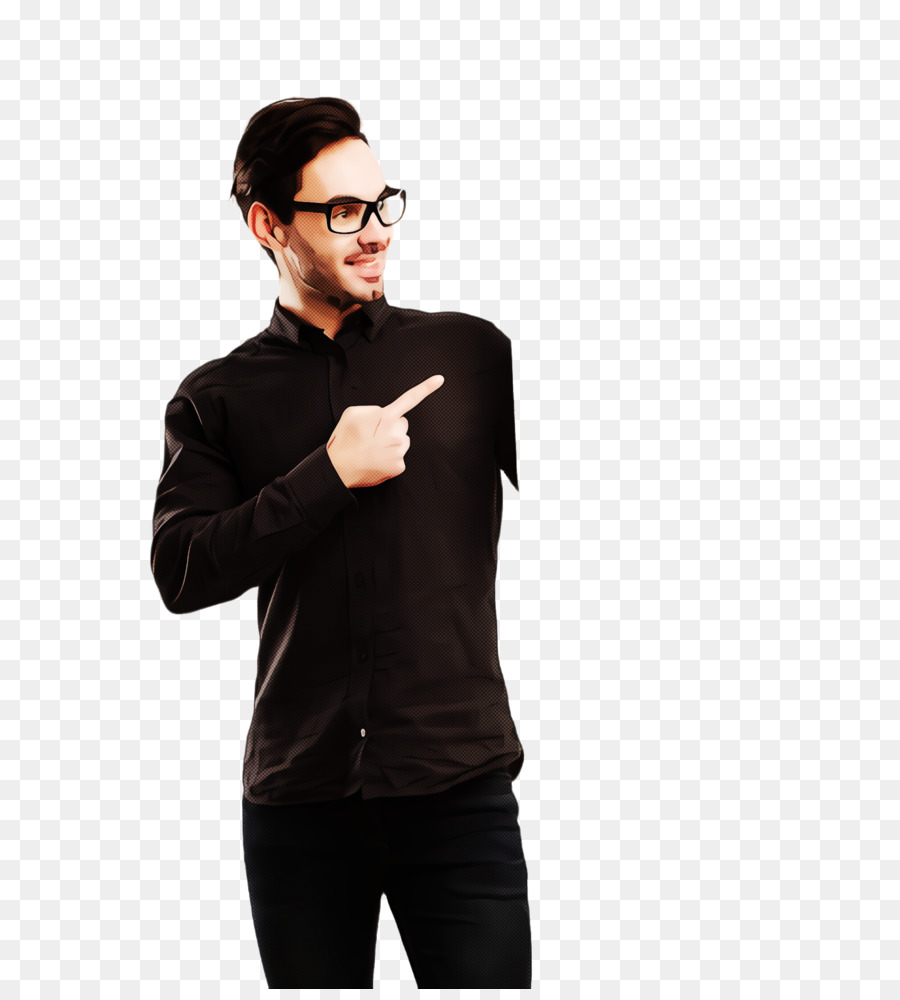 Homem Apontando，Gesto PNG