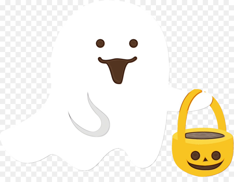 Fantasma Com Cesta De Abóbora，Fantasma PNG