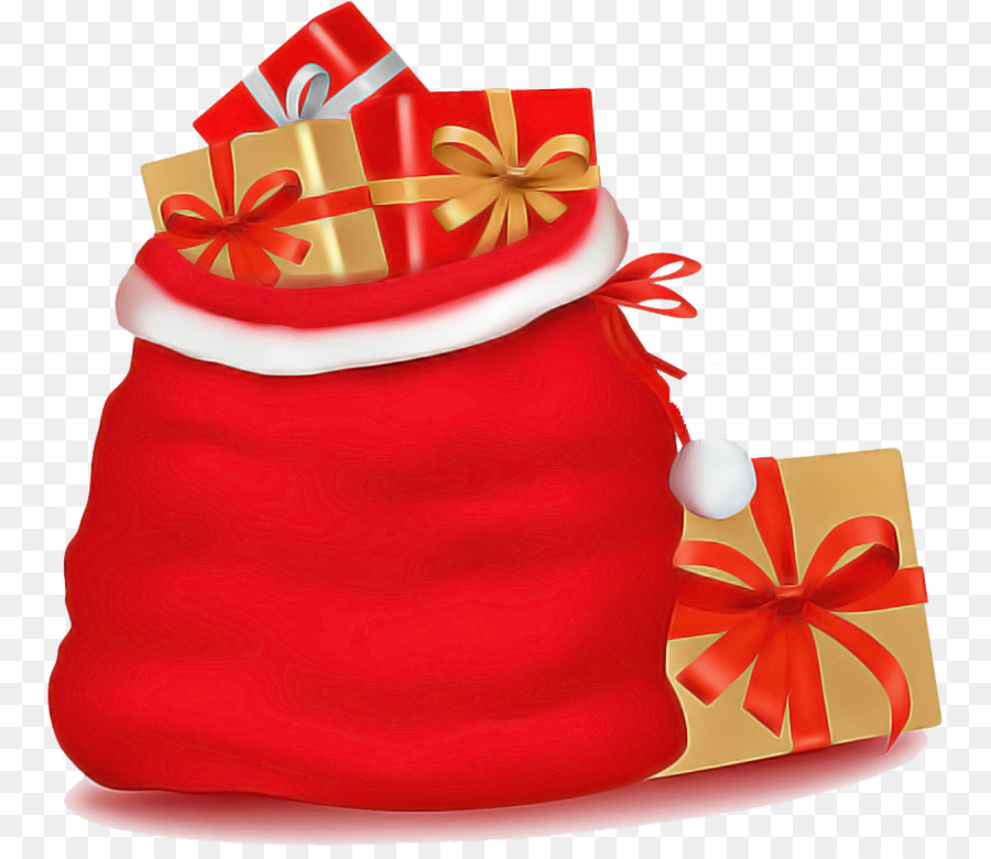 Presentes De Natal，Embrulho Vermelho PNG