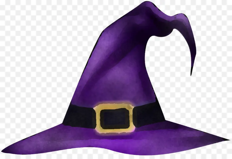 Chapéu De Bruxa，Roxo PNG