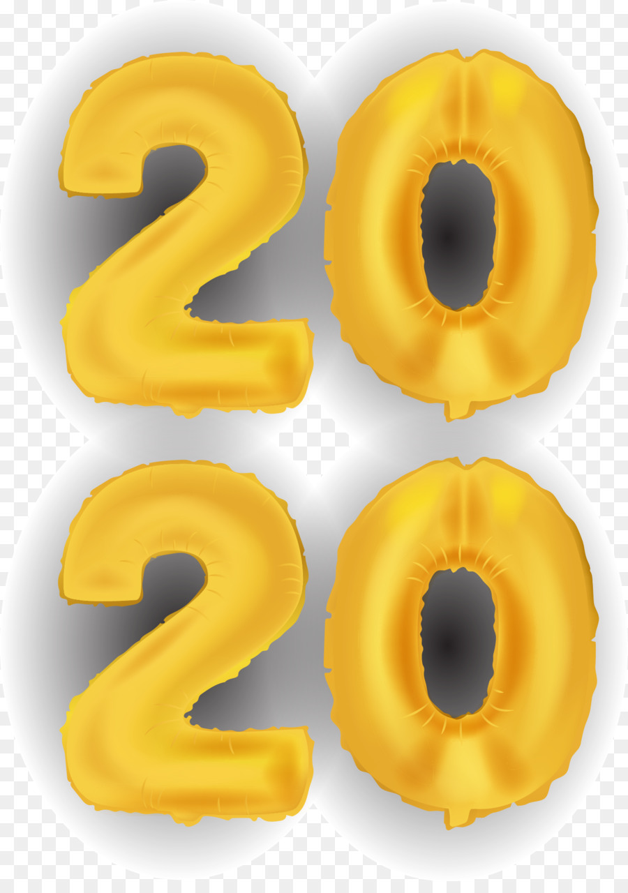 Balões 2020，Ouro PNG