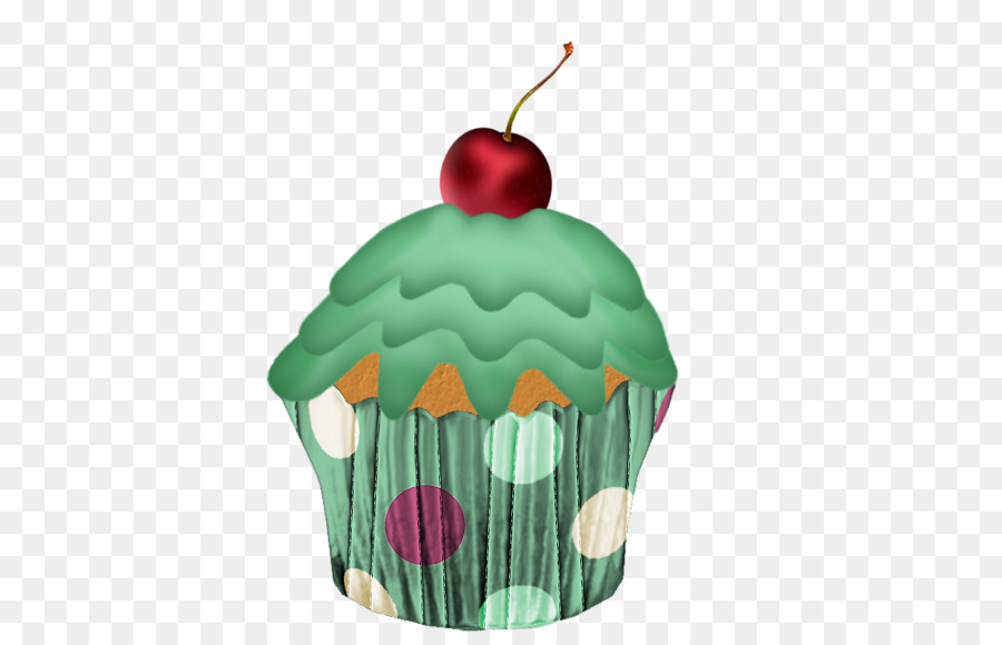 Cupcake，Verde PNG