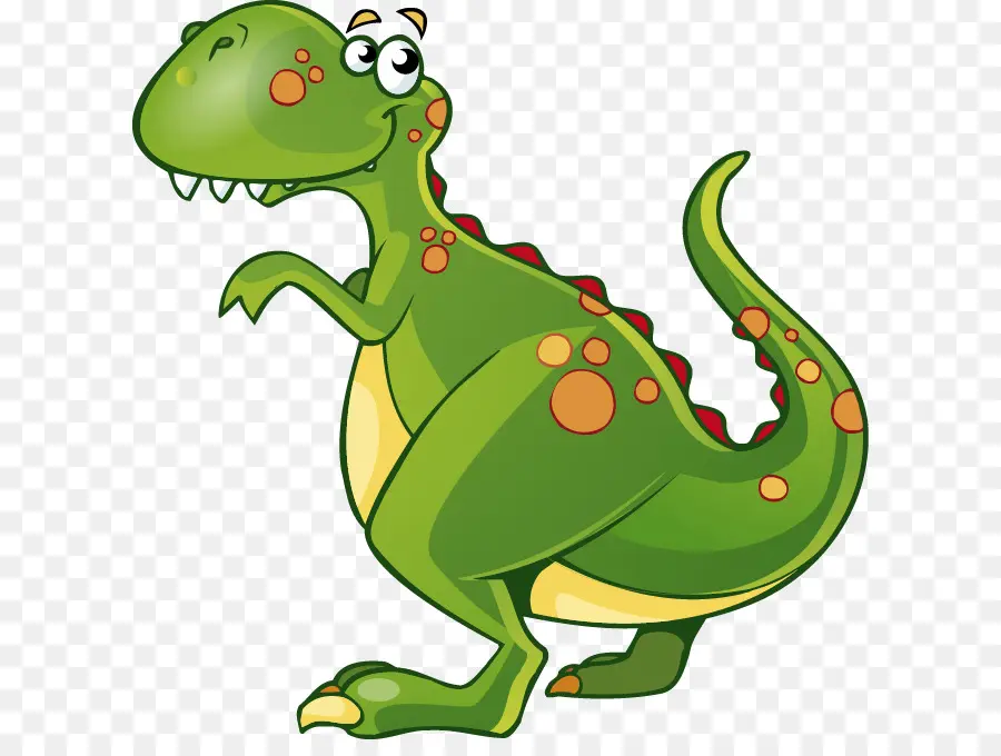 Dinossauro Verde，Desenho Animado PNG