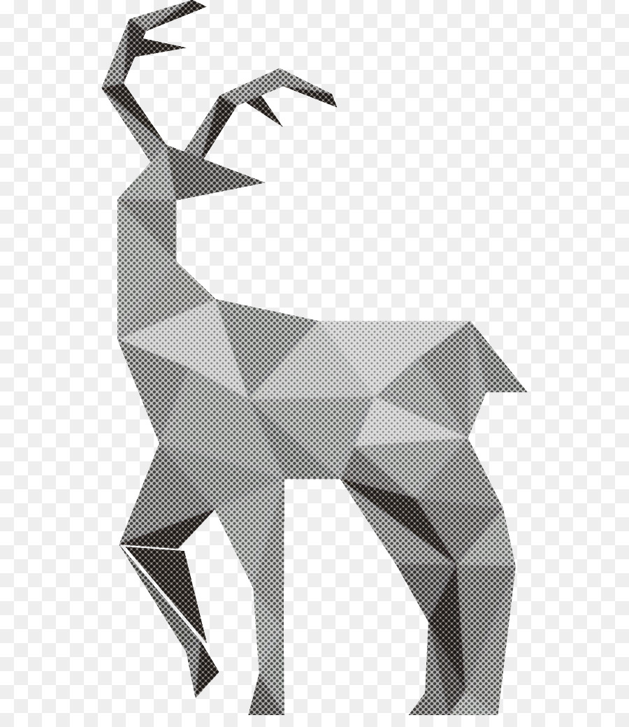 Deer，Origami PNG