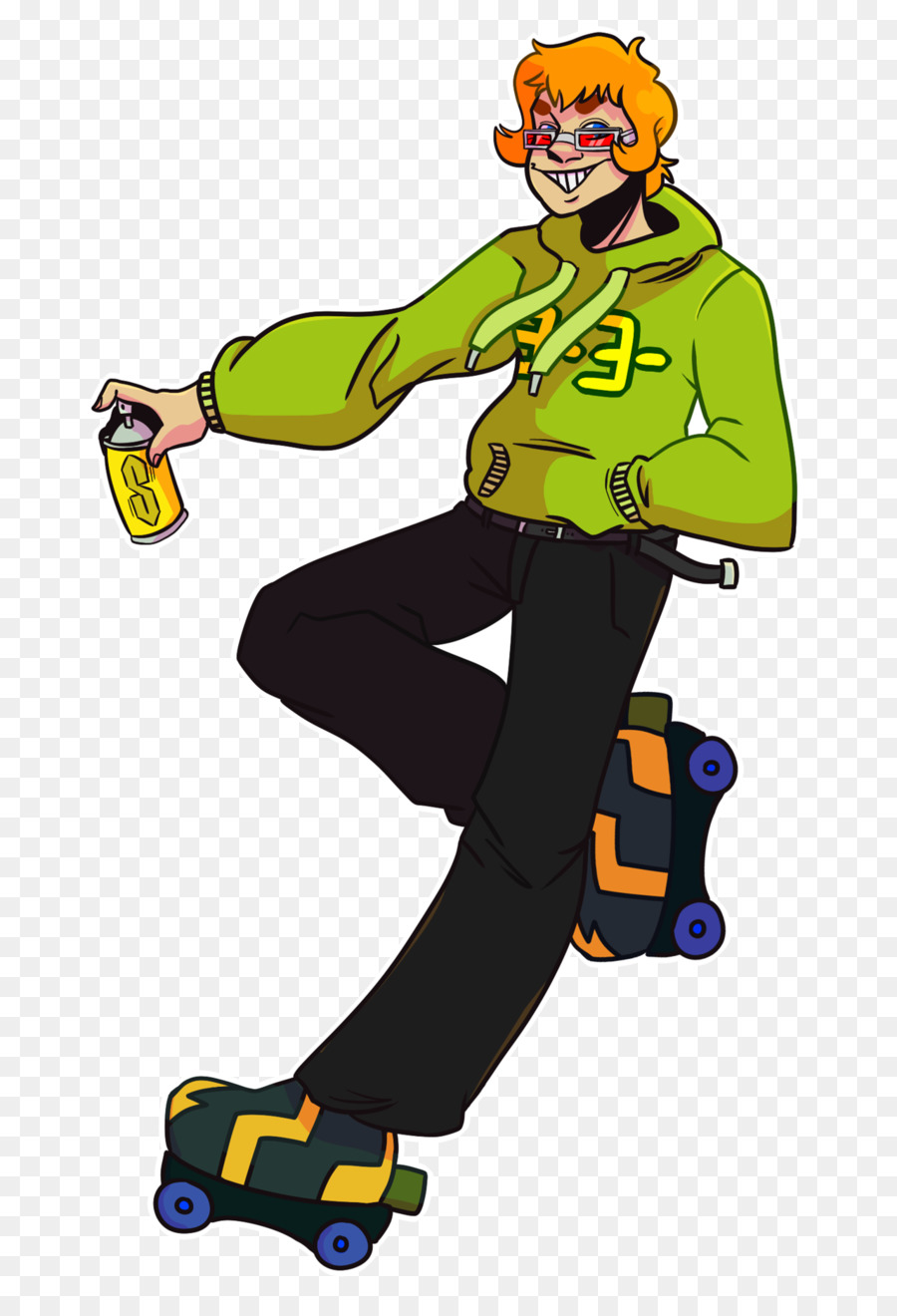 Skateboarding，Cartoon PNG