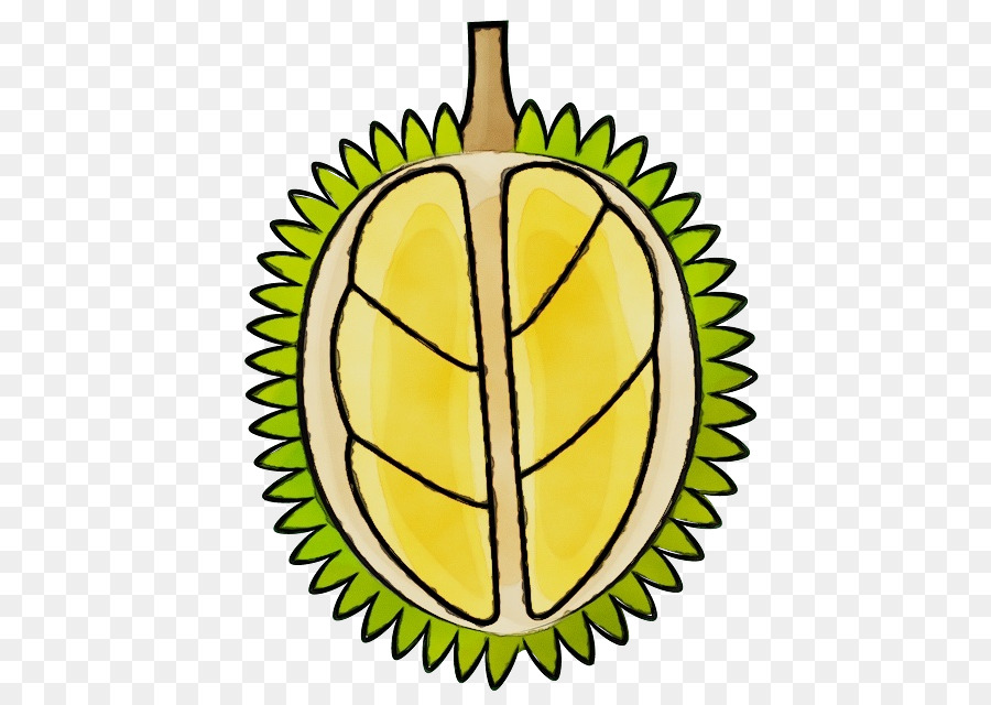 Durian，Amarelo PNG