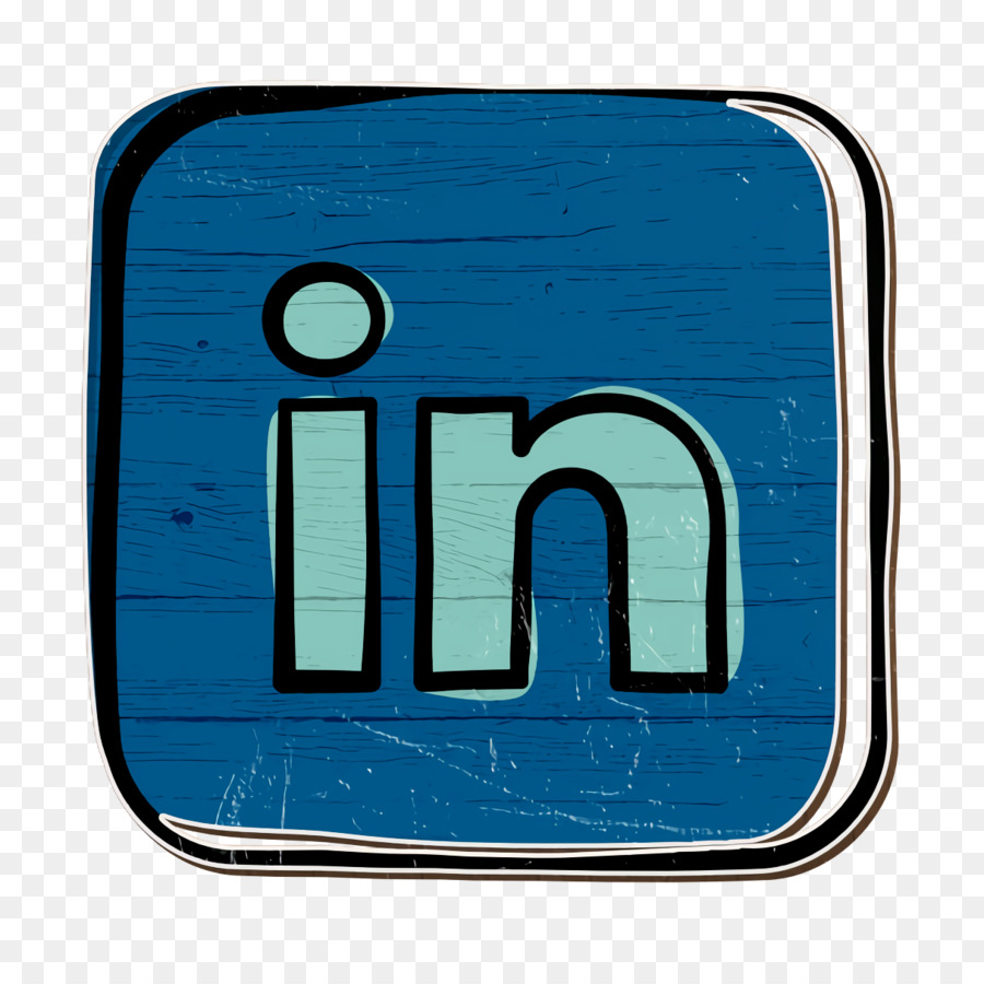 Logotipo Do Linkedin，Azul PNG