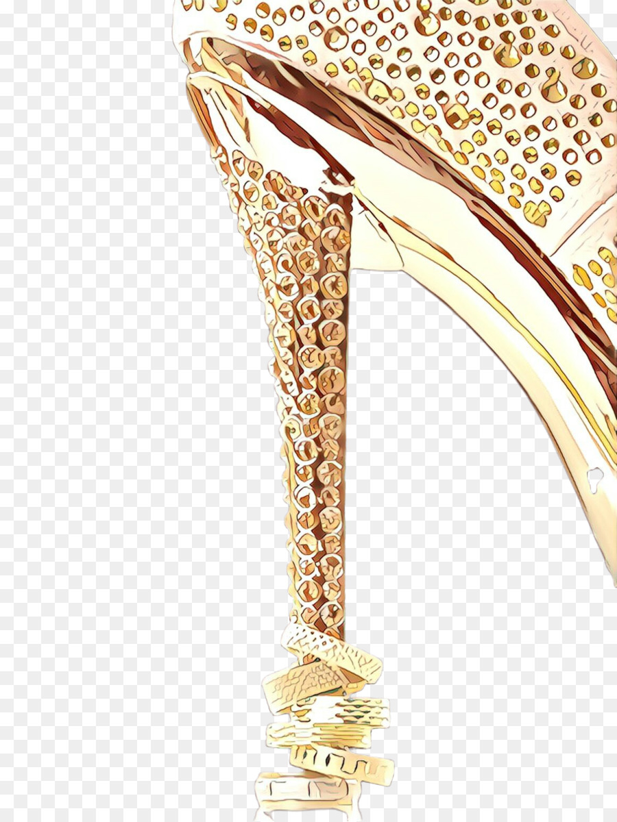 Salto Alto Dourado，Moda PNG