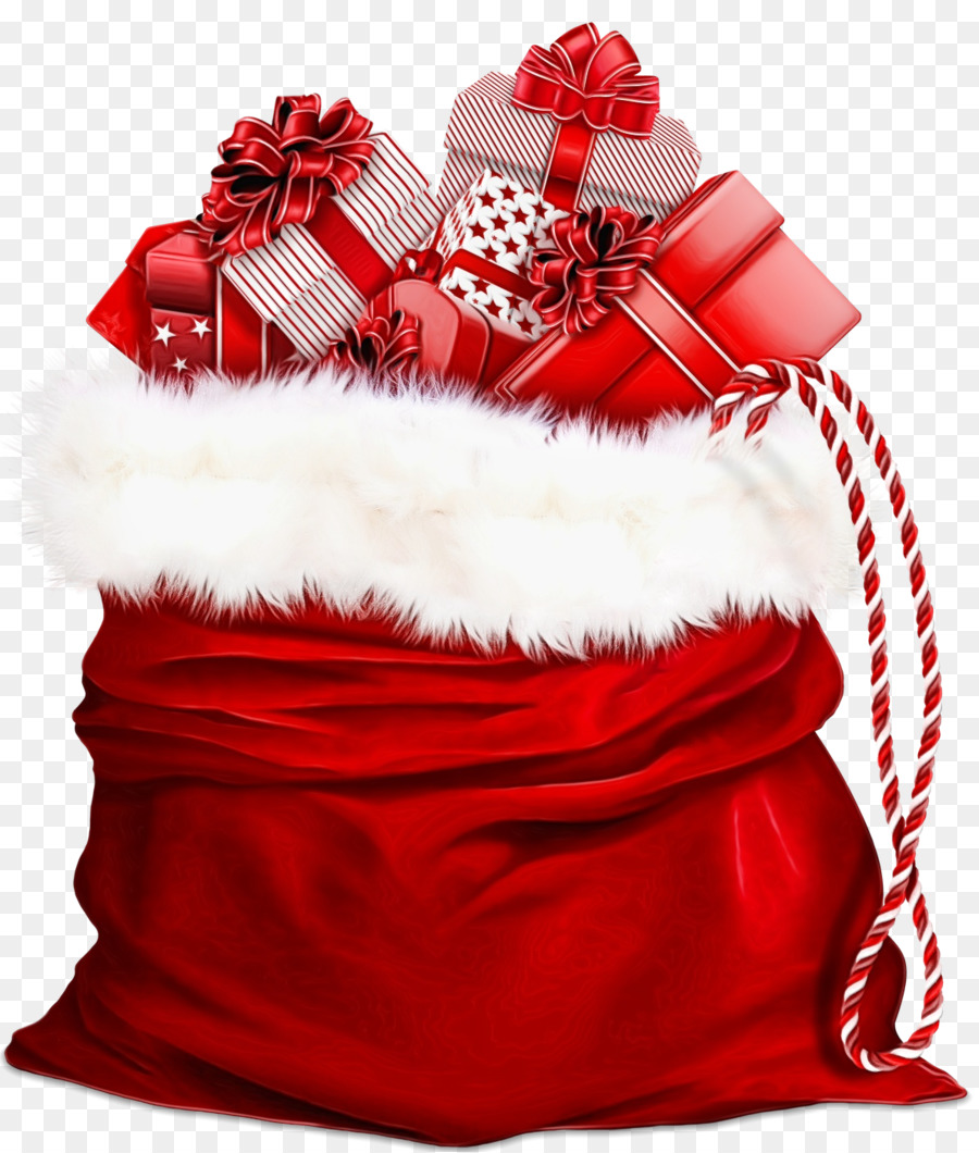 Presentes De Natal，Embrulho Vermelho PNG