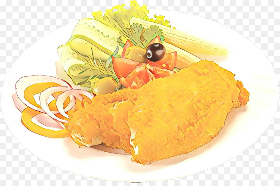 Frango Frito，Vegetais PNG