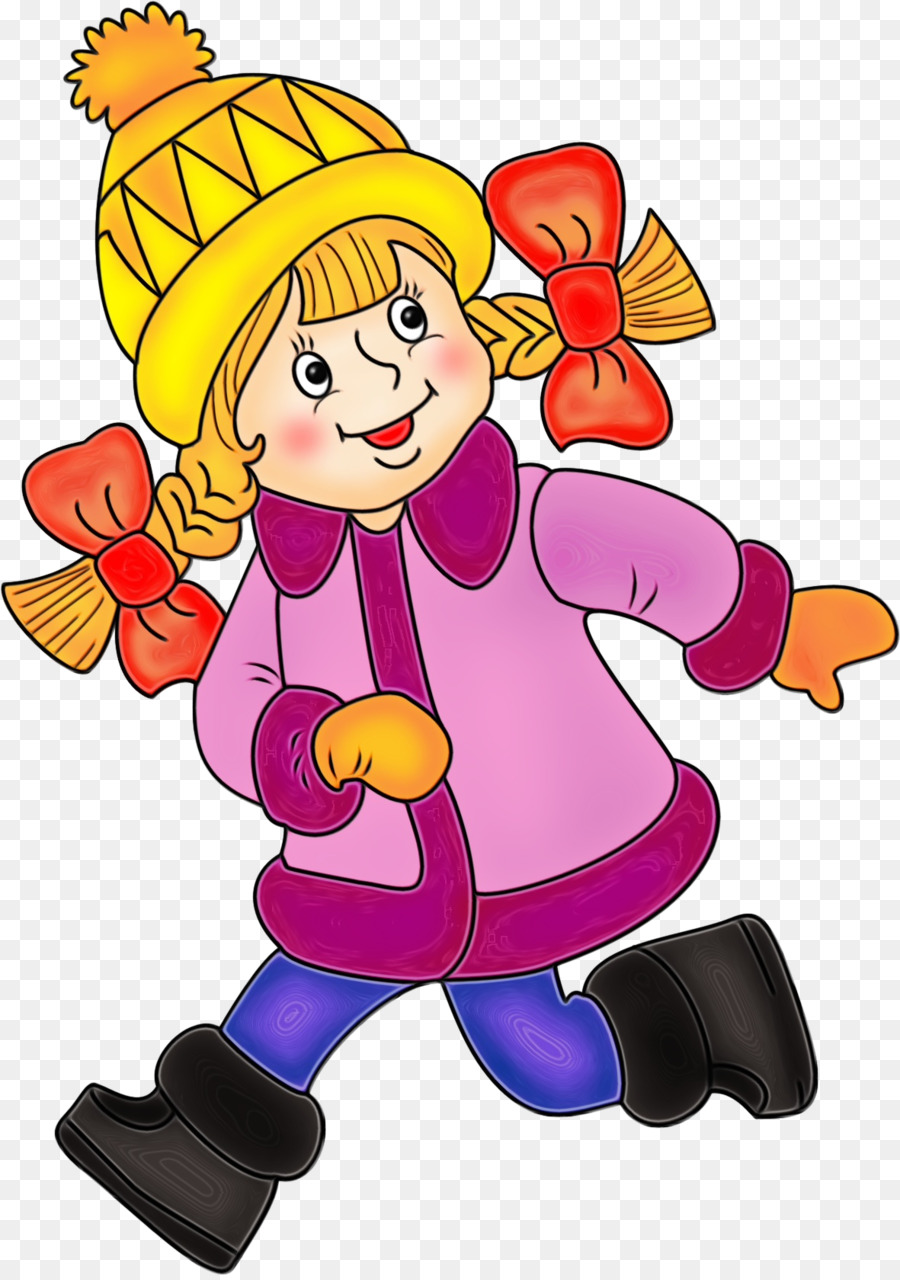 Garota Com Roupas De Inverno，Inverno PNG