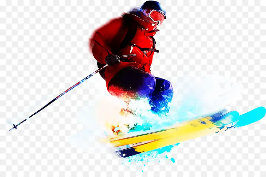 Esquiador，Ski PNG