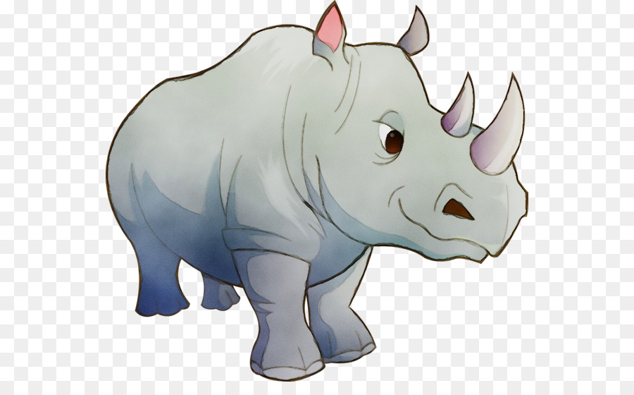 Rinoceronte，Black Rhinoceros PNG