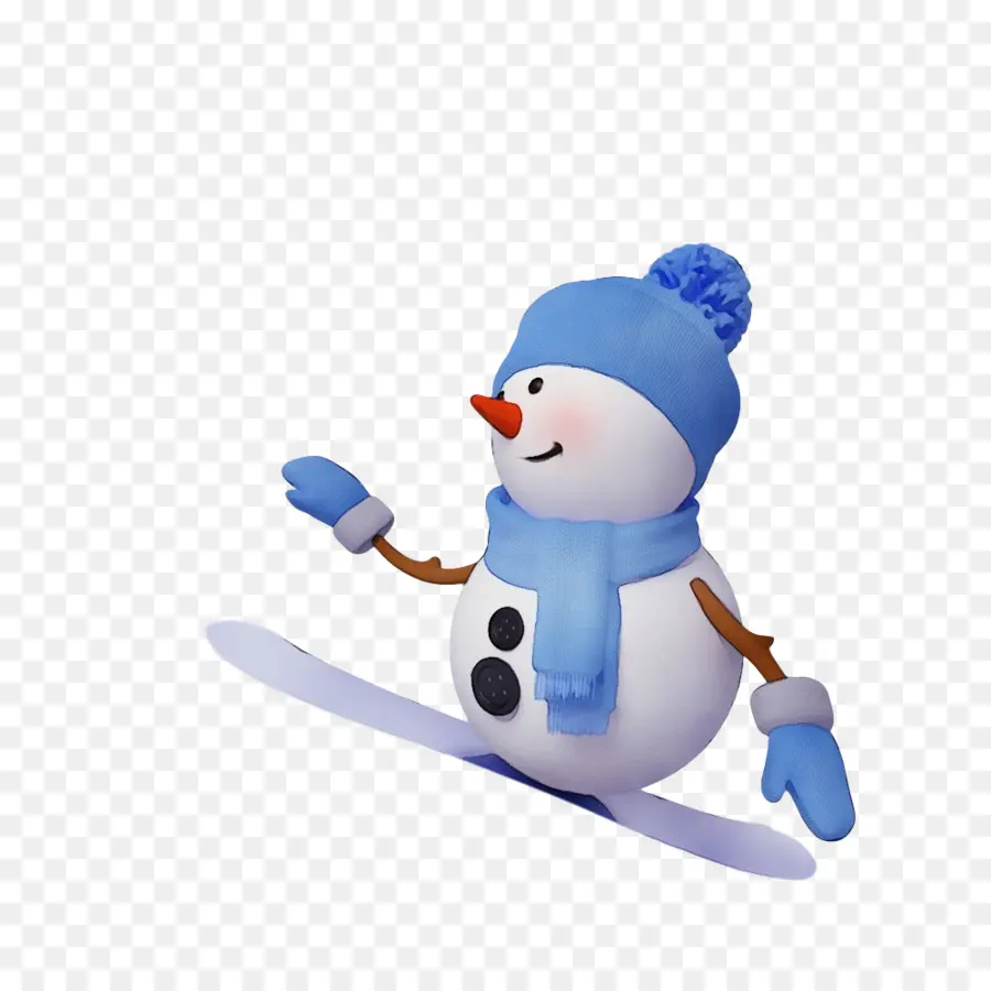 Boneco De Neve，Prancha De Snowboard PNG