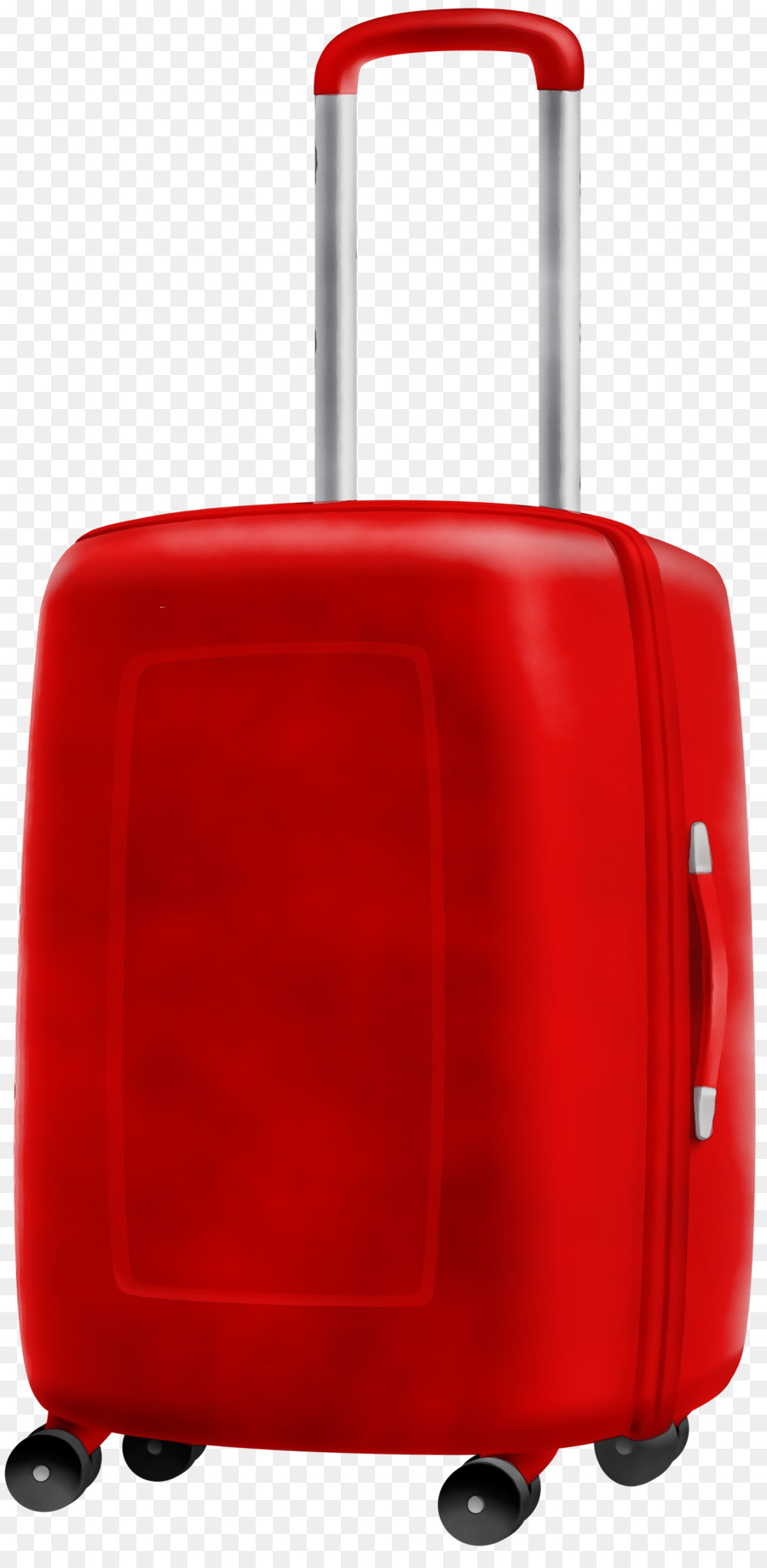 Vermelho，Mala De Viagem PNG