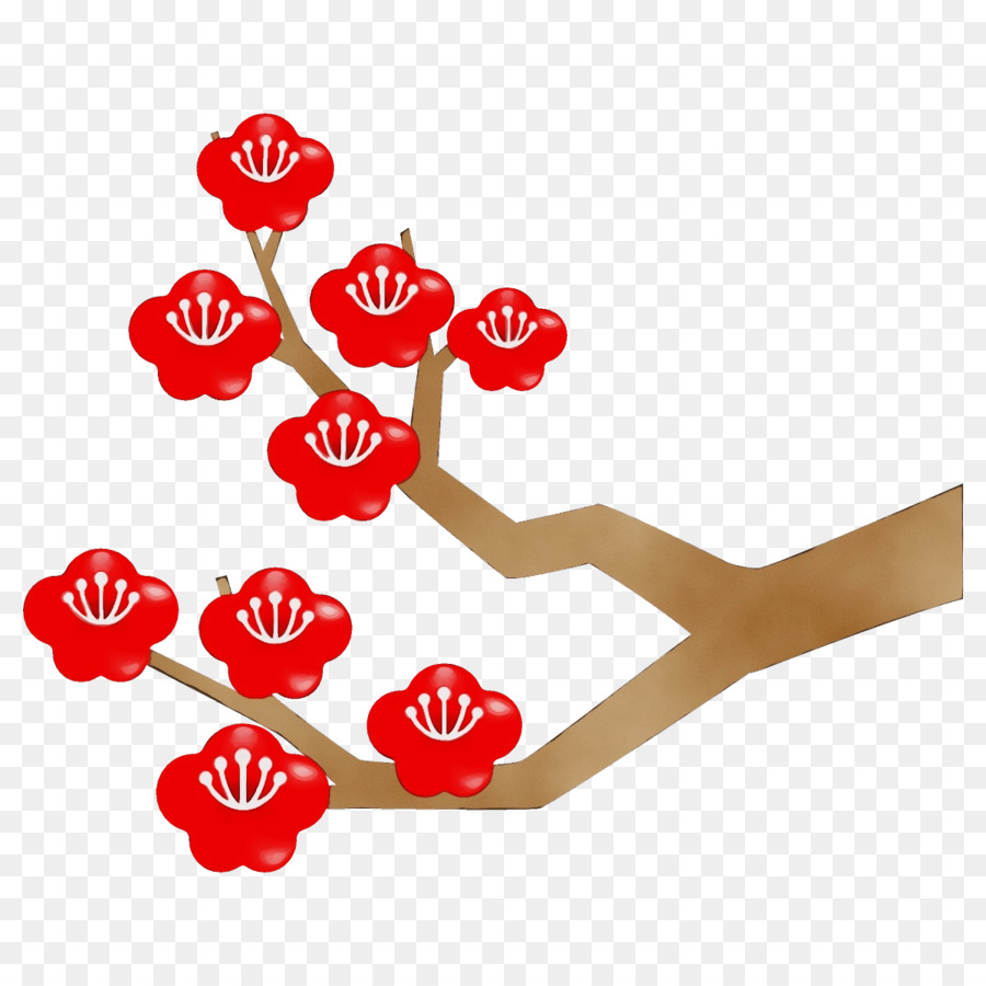 Vermelho，Flor PNG